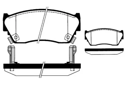 Комплект тормозных колодок, дисковый тормоз RAICAM купить