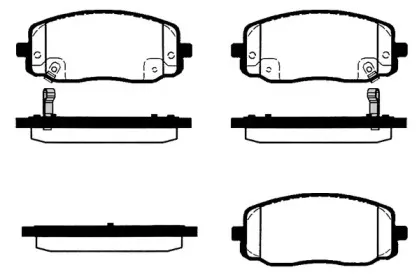 Комплект тормозных колодок, дисковый тормоз RAICAM купить