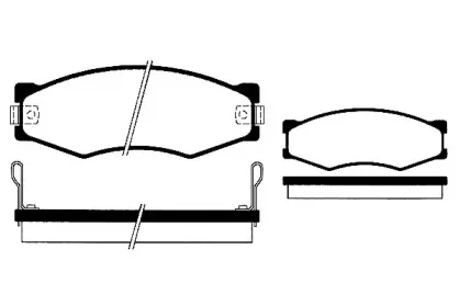 Комплект тормозных колодок, дисковый тормоз RAICAM купить