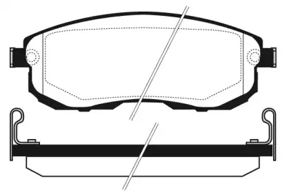 Комплект тормозных колодок, дисковый тормоз RAICAM купить