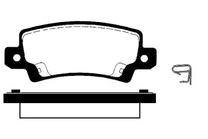Комплект тормозных колодок, дисковый тормоз RAICAM купить