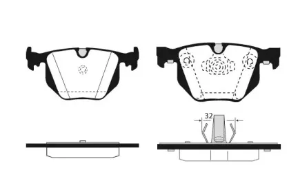 Комплект тормозных колодок, дисковый тормоз RAICAM купить