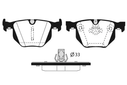 Комплект тормозных колодок, дисковый тормоз RAICAM купить