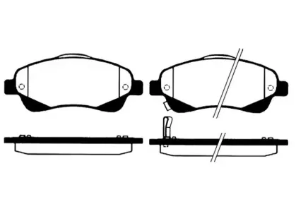Комплект тормозных колодок, дисковый тормоз RAICAM купить