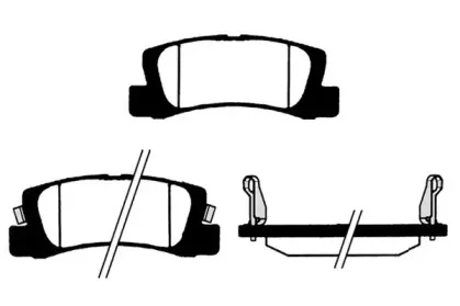 Комплект тормозных колодок, дисковый тормоз RAICAM купить