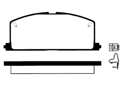 Комплект тормозных колодок, дисковый тормоз RAICAM купить