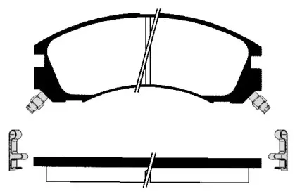 Комплект тормозных колодок, дисковый тормоз RAICAM купить