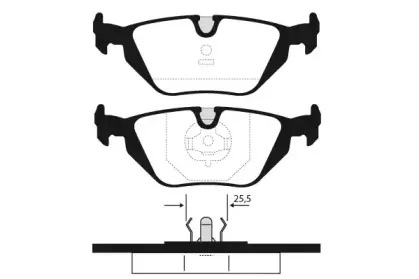 Комплект тормозных колодок, дисковый тормоз RAICAM купить
