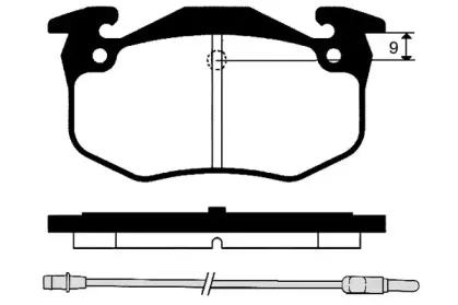 Комплект тормозных колодок, дисковый тормоз RAICAM купить