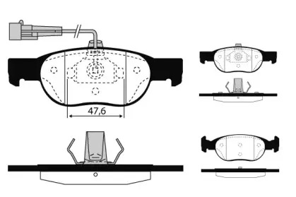 Комплект тормозных колодок, дисковый тормоз RAICAM купить