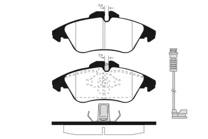Комплект тормозных колодок, дисковый тормоз RAICAM купить