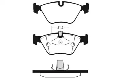 Комплект тормозных колодок, дисковый тормоз RAICAM купить