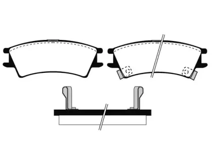 Комплект тормозных колодок, дисковый тормоз RAICAM купить
