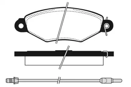 Комплект тормозных колодок, дисковый тормоз RAICAM купить