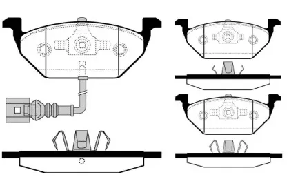 Комплект тормозных колодок, дисковый тормоз RAICAM купить