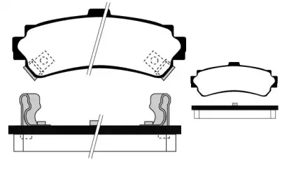 Комплект тормозных колодок, дисковый тормоз RAICAM купить