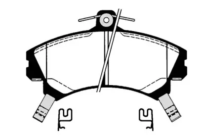 Комплект тормозных колодок, дисковый тормоз RAICAM купить