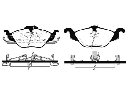 Комплект тормозных колодок, дисковый тормоз RAICAM купить