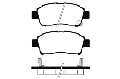 Комплект тормозных колодок, дисковый тормоз RAICAM купить