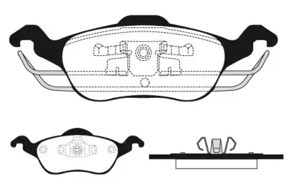 Комплект тормозных колодок, дисковый тормоз RAICAM купить