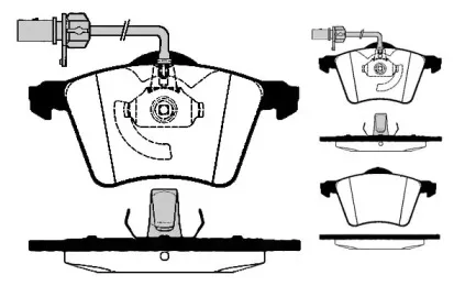 Комплект тормозных колодок, дисковый тормоз RAICAM купить