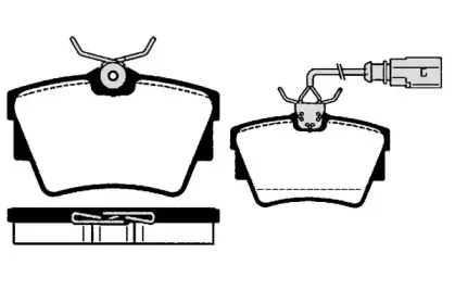 Комплект тормозных колодок, дисковый тормоз RAICAM купить