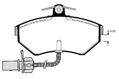 Комплект тормозных колодок, дисковый тормоз RAICAM купить