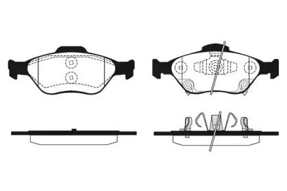 Комплект тормозных колодок, дисковый тормоз RAICAM купить