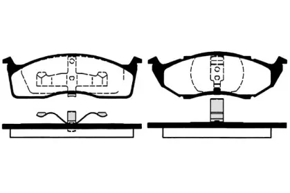 Комплект тормозных колодок, дисковый тормоз RAICAM купить