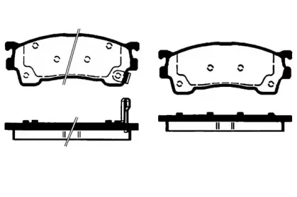 Комплект тормозных колодок, дисковый тормоз RAICAM купить