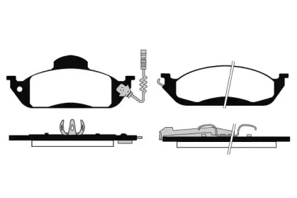 Комплект тормозных колодок, дисковый тормоз RAICAM купить