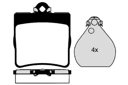 Комплект тормозных колодок, дисковый тормоз RAICAM купить