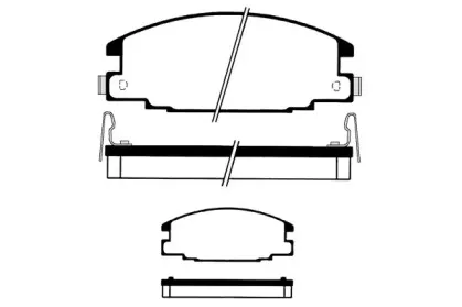 Комплект тормозных колодок, дисковый тормоз RAICAM купить
