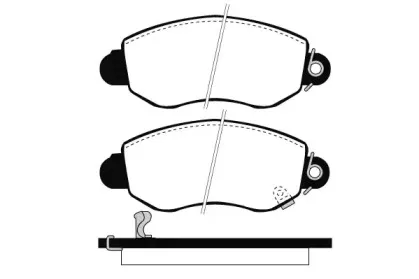 Комплект тормозных колодок, дисковый тормоз RAICAM купить