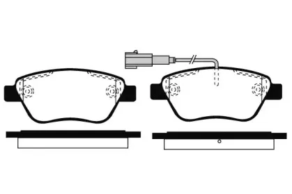 Комплект тормозных колодок, дисковый тормоз RAICAM купить