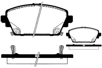 Комплект тормозных колодок, дисковый тормоз RAICAM купить