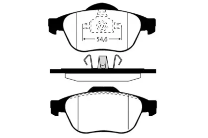 Комплект тормозных колодок, дисковый тормоз RAICAM купить