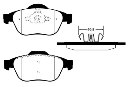 Комплект тормозных колодок, дисковый тормоз RAICAM купить