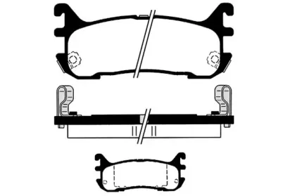 Комплект тормозных колодок, дисковый тормоз RAICAM купить