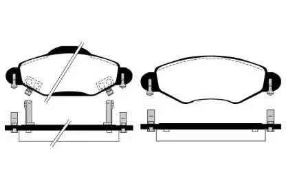 Комплект тормозных колодок, дисковый тормоз RAICAM купить