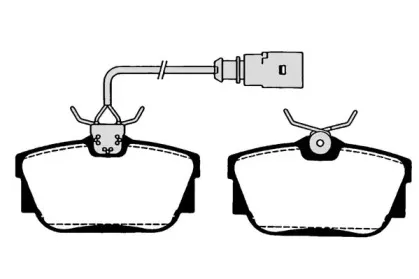 Комплект тормозных колодок, дисковый тормоз RAICAM купить