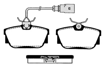 Комплект тормозных колодок, дисковый тормоз RAICAM купить