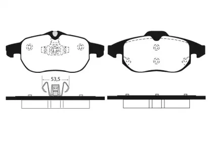 Комплект тормозных колодок, дисковый тормоз RAICAM купить