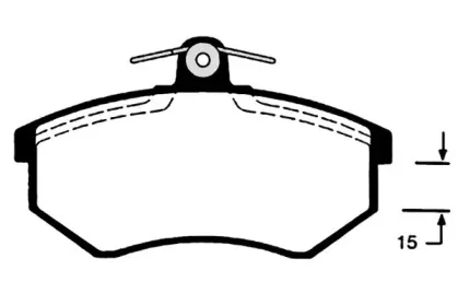 Комплект тормозных колодок, дисковый тормоз RAICAM купить
