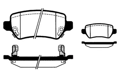 Комплект тормозных колодок, дисковый тормоз RAICAM купить