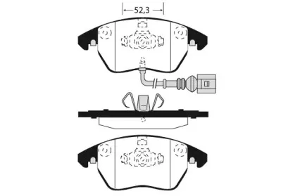 Комплект тормозных колодок, дисковый тормоз RAICAM купить
