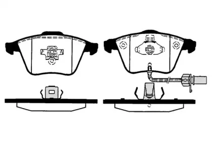 Комплект тормозных колодок, дисковый тормоз RAICAM купить