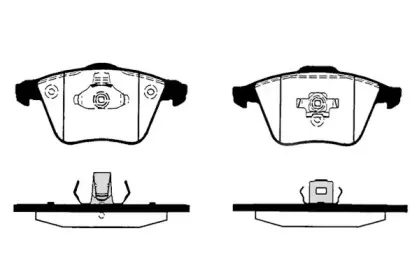 Комплект тормозных колодок, дисковый тормоз RAICAM купить
