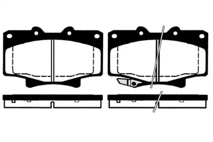 Комплект тормозных колодок, дисковый тормоз RAICAM купить