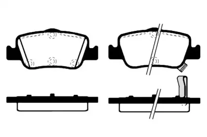 Комплект тормозных колодок, дисковый тормоз RAICAM купить